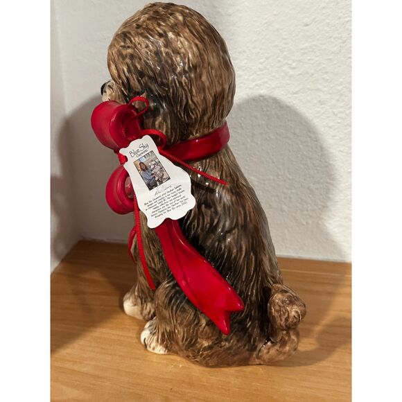 Blue Sky Lovey Doodle Valentines Kisses Labradoodle Dog Figurine NWT - Picture 3 of 4